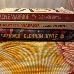 Coffee Table Book Set - Red, White, Multicolor